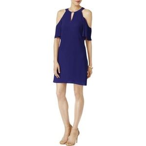 SOLD Vince Camuto Cold Shoulder Shift Dress